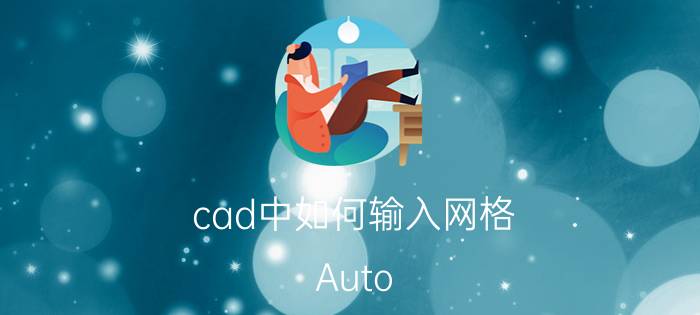 cad中如何输入网格 Auto cad中怎样设置网格点距？